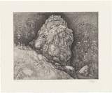 Artist: SCHMEISSER, Jorg | Title: Bardan and masks | Date: 1985 | Technique: etching and aquatint, printed in black ink, from one plate | Copyright: © Jörg Schmeisser