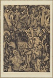 Artist: Crooke, Ray. | Title: Scenes from the life of Christ. | Date: 1957 | Technique: screenprint, printed in colour, from two stencils