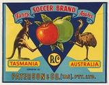 Title: Label for Fancy soccer brand apples [fruit crate label] | Date: 1900s | Technique: offset-lithograph, printed in colour, from multiple stones
