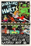 Artist: Zoates, Toby. | Title: Darling It Hurts (a super 8 meta-realist musical by Toby Zoates). | Date: 1987 | Technique: screenprint, printed in colour, from four stencils