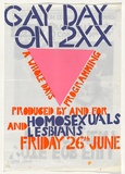 Artist: UNKNOWN | Title: Gay day on 2XX | Date: 1981 | Technique: screenprint, printed in colour, from multiple stencils