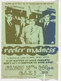 Artist: EARTHWORKS POSTER COLLECTIVE | Title: Reefer madness: A nostalgic look at dope: 1930s style. | Date: 1974 | Technique: screenprint, printed in black ink, from one stencil
