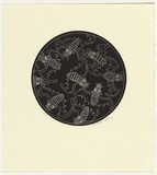 Artist: Law, Roger. | Title: Not titled [large bats]. | Date: 2005 | Technique: etching and aquatint, printed in black ink, from one plate