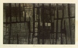 Artist: Allen, Joyce. | Title: Barrier. | Date: 1964 | Technique: etching, aquatint printed with plate-tone, from one  plate