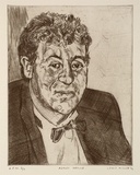 Artist: Miller, Lewis. | Title: Ashley Taylor | Date: 1994 | Technique: etching, printed in black ink, from one plate | Copyright: © Lewis Miller. Licensed by VISCOPY, Australia