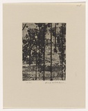 Artist: WILLIAMS, Fred | Title: Landscape panel. Number 5 | Date: 1962 | Technique: aquatint, drypoint, engraving, printed in black ink, from one copper plate | Copyright: © Fred Williams Estate