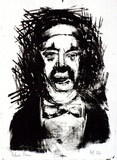 Artist: Grieve, Robert. | Title: Clown | Date: 1954 | Technique: lithograph, printed in black ink, from one stone