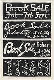 Artist: WORSTEAD, Paul | Title: Book Sale | Date: 1980 | Technique: screenprint, printed in black ink, from one stencil | Copyright: This work appears on screen courtesy of the artist