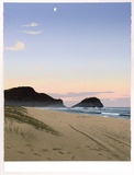 Artist: ROSE, David | Title: Evening from Sand Bar | Date: 1989 | Technique: screenprint, printed in colour, from multiple stencils