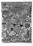 Artist: HANRAHAN, Barbara | Title: Earth mother | Date: 1982 | Technique: wood-engraving, printed in black ink, form one block