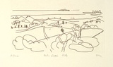 Artist: Furlonger, Joe. | Title: Palm Beach suite (no.10) | Date: 1990 | Technique: etching, printed in black ink, from one plate