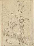 Artist: Simon, Bruno. | Title: Feeling uplifted . | Date: 1941 | Technique: monotype, printed in brown ink, from one plate