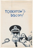 Artist: MACKINOLTY, Chips | Title: Tomorrow's bacon! | Date: 1976 | Technique: screenprint, printed in colour, from two stencils