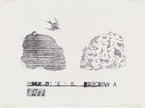 Artist: Cotton, Shane. | Title: Moerewa. | Date: 2004 | Technique: lithograph, printed in black ink, from one stone | Copyright: © Shane Cotton, represented by Sherman Galleries, Sydney