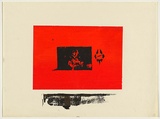 Artist: Johnson, Tim. | Title: Deniz Tek | Date: 1979 | Technique: screenprint, printed in colour, from two stencils | Copyright: © Tim Johnson