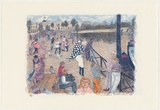 Artist: Robinson, William. | Title: Pont des Arts | Date: 2006 | Technique: lithograph, printed in colour, from multiple stones