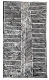 Artist: GUDTHAYKUDTHAY, Philip | Title: not titled | Date: c.1993 | Technique: linocut, printed in black ink, from one block | Copyright: © Philip Gudthaykudthay. Licensed by VISCOPY, Australia