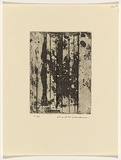 Artist: WILLIAMS, Fred | Title: Landscape panel. Number 6 | Date: 1962 | Technique: aquatint, drypoint and engraving, printed in black ink, from one copper plate | Copyright: © Fred Williams Estate