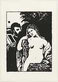 Artist: WORSTEAD, Paul | Title: Allegory | Date: 1991 | Technique: screenprint, printed in black ink, from one stencil | Copyright: This work appears on screen courtesy of the artist