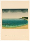 Artist: ROSE, David | Title: Clouds and sunshine, Bateau Bay | Date: 1980 | Technique: screenprint, printed in colour, from eighteen stencils