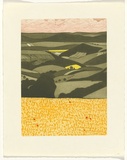 Artist: Brunsdon, John. | Title: View from the black mountains. | Date: 1988 | Technique: etching and aquatint, printed in colour, from one plate