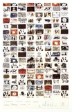 Artist: Moore, Mary. | Title: London tourist stamp sheet | Date: 1980 | Technique: photo-lithograph, etching and engraving printed in colour, from seven plates | Copyright: © Mary Moore