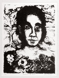 Artist: Patroni, Lisa. | Title: Garland of roses. | Date: 1988 | Technique: lithograph, printed in black ink, from one stone [or plate]