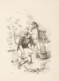 Artist: GILL, S.T. | Title: Tin dish washing. | Date: 1852 | Technique: lithograph, printed in black ink, from one stone