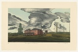 Artist: GRIFFITH, Pamela | Title: The La Perouse Museum | Date: 1987 | Technique: hard ground, aquatint, spray resist, burnishing on two copper | Copyright: © Pamela Griffith