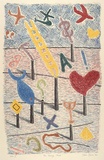 Artist: Bowen, Dean. | Title: The strange clouds | Date: 1988 | Technique: lithograph, printed in colour, from multiple stones