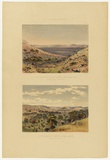 Artist: Angas, George French. | Title: View from Hall's Gully looking over Angas Park; On the Barossa Surveys, looking north toward German Pass. | Date: 1846-47 | Technique: lithograph, printed in colour, from multiple stones; varnish highlights by brush