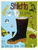 Artist: UNKNOWN | Title: Stiletto, Uncle Bob's Band | Date: c.1975 | Technique: screenprint, printed in colour, from multiple stencils