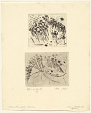 Artist: WALKER, Murray | Title: Near Kanumbra (Victoria) | Date: 1963 | Technique: drypoint, printed in black ink, from two plates