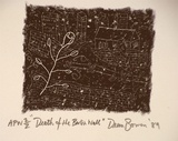 Artist: Bowen, Dean. | Title: Death of the Berlin Wall | Date: 1989 | Technique: lithograph, printed in black ink, from one stone