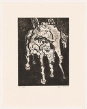 Artist: Archer, Suzanne. | Title: Droop | Date: 2004 | Technique: etching and aquatint, printed in black ink, from one plate