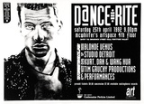 Artist: ACCESS 10 | Title: Dance Rite | Date: 1992, April | Technique: screenprint, printed in black ink, from one stencil