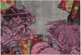 Artist: Cousins, Marcel. | Title: Itadakimasu. | Date: 1999 | Technique: colour copies; woodcut; collage; spraypaint