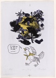 Artist: GRIFFITH, Pamela | Title: Henny Penny | Date: 1978 | Technique: lithograph, printed in colour, from three plates | Copyright: © Pamela Griffith