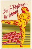 Artist: Fieldsend, Jan. | Title: Self defence for Women. | Date: 1981 | Technique: screenprint, printed in colour, from three stencils