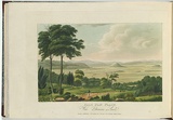 Artist: LYCETT, Joseph | Title: Salt pan plain, Van Diemen's Land. | Date: 1824 | Technique: etching and aquatint, printed in black ink, from one copper plate; hand-coloured