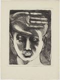Artist: Strachan, David. | Title: The Poet. | Date: 1951 | Technique: etching and aquatint, printed in black ink, from one plate