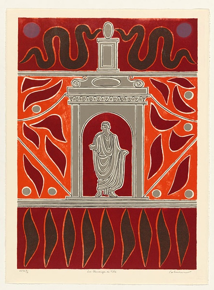 Artist: COBURN, John | Title: La clemenza de tito | Date: 1996 | Technique: lithograph, printed in colour, from four stones Artist: COBURN, John | Title: La clemenza de tito | Date: 1996 | Technique: lithograph, printed in colour, from four stones