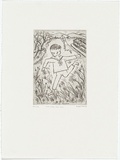 Artist: Rooney, Robert. | Title: Child away 1956 - 2001 | Date: 1956 | Technique: etching, printed in black ink, from one plate | Copyright: Courtesy of Tolarno Galleries