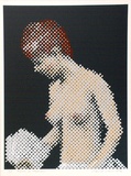 Artist: ROSE, David | Title: Figure IX (Muybridge) | Date: 1972 | Technique: screenprint, printed in colour, from multiple stencils