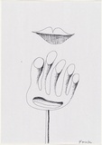 Artist: Burns, Peter. | Title: Hand sculpture | Date: 1986 | Technique: photocopy, printed in black ink | Copyright: © Peter Burns