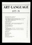 Artist: Ramsden, Mel. | Title: Art Language 1975-78. A book containing 128 leaves. Edition E. Fabre, Paris. | Date: 1975-78 | Technique: offset-lithograph, printed in black ink