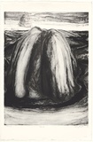 Artist: Johnstone, Ruth. | Title: Island | Date: 1986, December | Technique: lithograph, printed in black and blue-black ink, from 2 stones