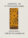 Artist: Johnson, Tim. | Title: Aboriginal art of the Western Desert ... Library Macquarie University | Date: 1980 | Technique: screenprint, printed in colour, from four stencils | Copyright: © Tim Johnson