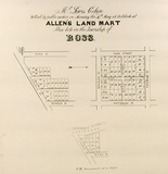 Artist: UNKNOWN | Title: Auction plan for lots in the township of Ross | Date: 1857 | Technique: lithograph, printed in black ink, from one stone