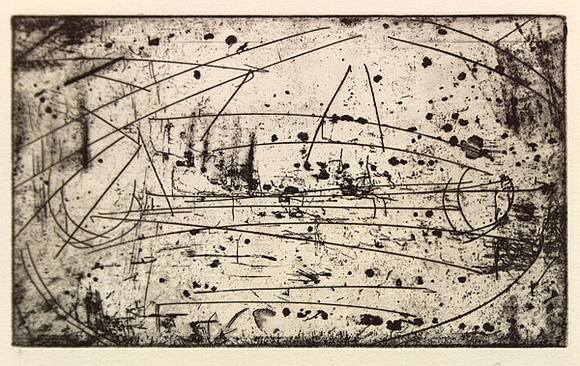 Artist: FURLONGER, Joe | Title: Racing cars | Date: 1992, May-July | Technique: etching, printed in black ink, from one plate Artist: FURLONGER, Joe | Title: Racing cars | Date: 1992, May-July | Technique: etching, printed in black ink, from one plate